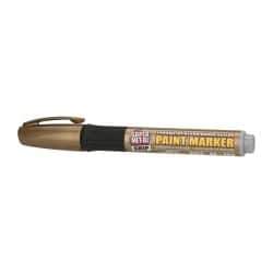 Super Met-Al - Metallic Gold Paint Marker - Oil Based Paint - USA Tool & Supply