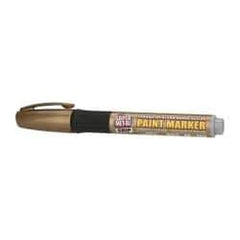 Super Met-Al - Metallic Gold Paint Marker - Oil Based Paint - USA Tool & Supply