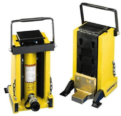 Enerpac - 20 Ton, 6.18" Stroke, 32 Cu In Oil Capacity, Portable Hydraulic Machine Lift Cylinder - 32 Cu In Oil Capacity - USA Tool & Supply