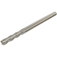 Iscar - 5mm, 14mm LOC, 5mm Shank Diam, 50mm OAL, 4 Flute, Solid Carbide Square End Mill - Single End, TiAlN Finish, Spiral Flute, 30° Helix, Centercutting, Right Hand Cut, Right Hand Flute - USA Tool & Supply