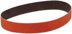 3M - 1-1/2" Wide x 18-15/16" OAL, 80 Grit, Ceramic Abrasive Belt - Ceramic, Medium, Coated, YF Weighted Cloth Backing, Wet/Dry, Series 777F - USA Tool & Supply