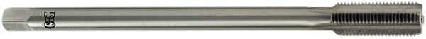 OSG - M10x1.00 Metric Fine 4 Flute H4 Bright Finish Solid Carbide Hand Extension Tap - Bottoming Chamfer, 5-29/32" OAL, Series 356 - USA Tool & Supply