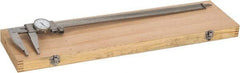 Value Collection - 0", 0.5" (Inside Range)" to 18" Range, 0.001" Graduation, 0.1" per Revolution, Dial Caliper - White Face, 3.39" Jaw Length - USA Tool & Supply