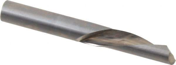 Onsrud - 3/8" Cutting Diam x 1-1/8" Length of Cut, 1 Flute, Downcut Spiral Router Bit - Uncoated, Right Hand Cut, Solid Carbide, 3" OAL x 3/8" Shank Diam, Single Edge, 22° Helix Angle - USA Tool & Supply