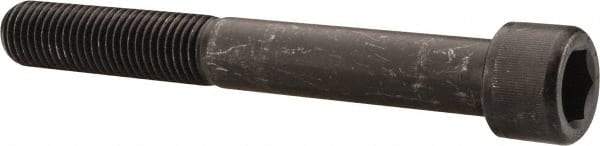 Value Collection - 7/8-9 UNC Hex Socket Drive, Socket Cap Screw - Alloy Steel, Black Oxide Finish, Partially Threaded, 7" Length Under Head - USA Tool & Supply