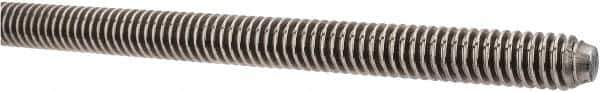 Keystone Threaded Products - 1/2-10 Acme, 6' Long, Stainless Steel General Purpose Acme Threaded Rod - Right Hand Thread - USA Tool & Supply