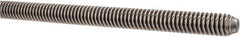 Keystone Threaded Products - 1/2-10 Acme, 6' Long, Stainless Steel General Purpose Acme Threaded Rod - Right Hand Thread - USA Tool & Supply