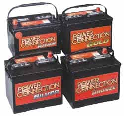 Value Collection - 8D BCI Group, 400 Min Reserve Cranking at 25 Amps, 12 Volt, Commercial Automotive Battery - USA Tool & Supply