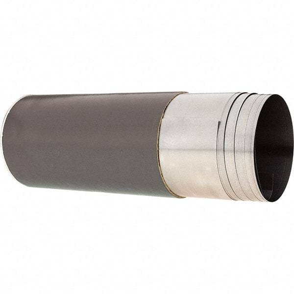 Made in USA - 2.50 m Long x 150 mm Wide x 0.1 mm Thick, Roll Shim Stock - Steel - USA Tool & Supply