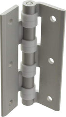 Sugatsune - 2-9/16" Long x 2-3/8" Wide x 9/64" Thick, Cabinet Hinge - Aluminum, Aluminum Finish - USA Tool & Supply
