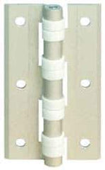 Sugatsune - 2-9/16" Long x 2-3/8" Wide x 9/64" Thick, Aluminum Cabinet Hinge - Aluminum, Aluminum Finish - USA Tool & Supply