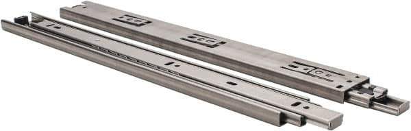 Sugatsune - 13-25/32" Slide Length, 14" Travel Length, Stainless Steel Ball Bearing Slide - 84 Lb Capacity at Full Extension - USA Tool & Supply