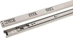 Sugatsune - 19-11/16" Slide Length, 20" Travel Length, Stainless Steel Ball Bearing Slide - 73 Lb Capacity at Full Extension - USA Tool & Supply