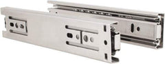 Sugatsune - 7-7/8" Slide Length, 7-7/8" Travel Length, Stainless Steel Ball Bearing Slide - 98 Lb Capacity at Full Extension - USA Tool & Supply