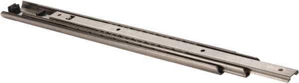 Sugatsune - 17-11/16" Slide Length, 19-1/16" Travel Length, Stainless Steel Ball Bearing Slide - 215 Lb Capacity at Full Extension - USA Tool & Supply