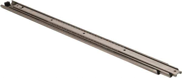 Sugatsune - 29-1/2" Slide Length, 30-1/16" Travel Length, Stainless Steel Ball Bearing Slide - 149 Lb Capacity at Full Extension - USA Tool & Supply