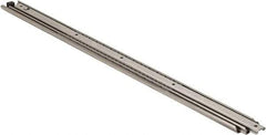 Sugatsune - 31-1/2" Slide Length, 32-5/8" Travel Length, Stainless Steel Ball Bearing Slide - 140 Lb Capacity at Full Extension - USA Tool & Supply