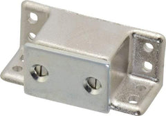 Sugatsune - 1-31/32" Long x 3/4" Wide x 3/4" High, Zinc Alloy Heavy Duty Magnetic Catch - Nickel Coated, 15.4 Magnetic Force, 1-5/32" Long Strike, 3/4" Wide Strike - USA Tool & Supply