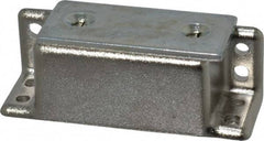 Sugatsune - 2-13/32" Long x 3/4" Wide x 3/4" High, Zinc Alloy Heavy Duty Magnetic Catch - Nickel Coated, 24.2 Magnetic Force, 1-11/16" Long Strike, 3/4" Wide Strike - USA Tool & Supply