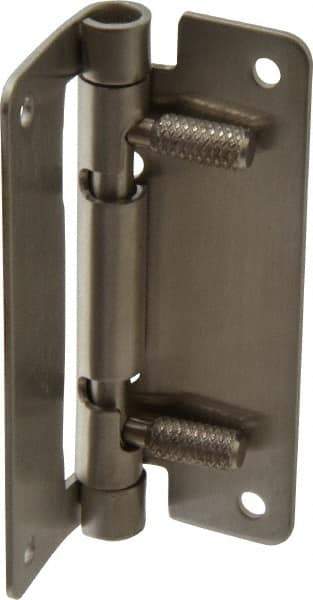Sugatsune - 2-61/64" Long x 1-31/32" Wide x 1/16" Thick, Quick Release Hinge - Stainless Steel, Polished Finish - USA Tool & Supply