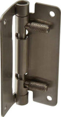 Sugatsune - 2-61/64" Long x 1-31/32" Wide x 1/16" Thick, Quick Release Hinge - Stainless Steel, Polished Finish - USA Tool & Supply