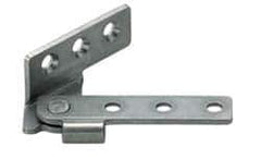 Sugatsune - 2-9/16" Long x 53/64" Wide x 1/8" Thick, Overlay Pivot Hinge - Stainless Steel, Polished Finish - USA Tool & Supply