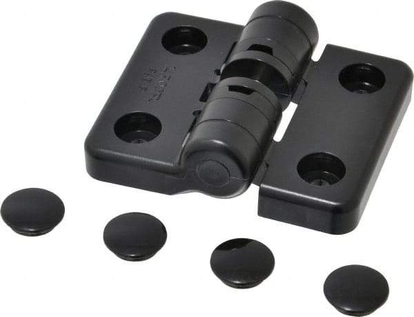 Sugatsune - 1-31/32" Long x 2-3/8" Wide x 5/16" Thick, Detent Hinge - Polyacetal - USA Tool & Supply