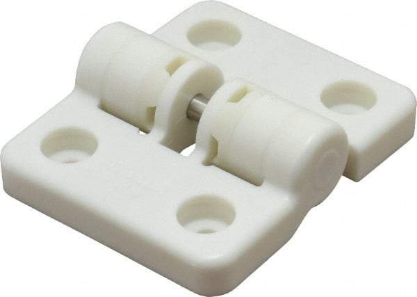 Sugatsune - 1-31/32" Long x 2-3/8" Wide x 5/16" Thick, Detent Hinge - Polyacetal - USA Tool & Supply