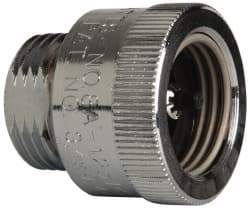 Watts - 125 Max psi, Chrome Plated Brass, Hose Connection Vacuum Breaker - EPDM Seal, Stainless Steel Spring, FIP X Hose End Connections - USA Tool & Supply
