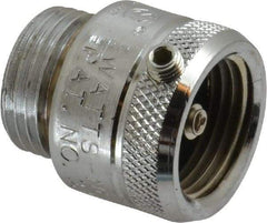 Watts - 125 Max psi, Chrome Plated Brass, Hose Connection Vacuum Breaker - EPDM Seal, Stainless Steel Spring, FIP X Hose End Connections - USA Tool & Supply
