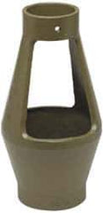 Watts - 1/4 to 1/2" Fit, 2-3/8" Diam, Air Gap Drain - 3-1/8" High, Cast Iron - USA Tool & Supply
