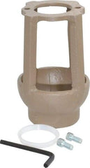 Watts - 1-1/4 to 2" Fit, 4-3/8" Diam, Air Gap Drain - 6-3/4" High, Cast Iron - USA Tool & Supply