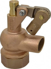Watts - 1" Pipe, Bronze, Mechanical Float Valve - 165 psi, FPT x FPT End Connections - USA Tool & Supply