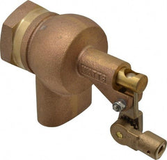 Watts - 1-1/2" Pipe, Bronze, Mechanical Float Valve - 165 psi, FPT x FPT End Connections - USA Tool & Supply