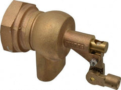 Watts - 2" Pipe, Bronze, Mechanical Float Valve - 165 psi, FPT x OVAL End Connections - USA Tool & Supply
