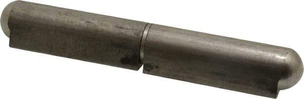 Value Collection - 5-29/32" Long x 0.787" Wide x 0.984" Thick, Weld On Hinge - Stainless Steel with Stainless Pin - USA Tool & Supply