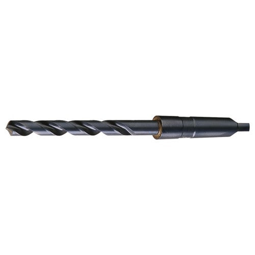 27/32 RHS / RHC HSS 118 Degree Radial Point Taper Shank Taper Length Drill - Steam Oxide