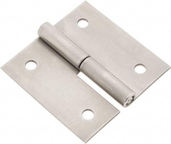 Made in USA - 3" Long x 3" Wide x 0.093" Thick, Slip Joint Hinge - Steel - USA Tool & Supply