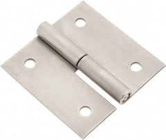 Made in USA - 3" Long x 3" Wide x 0.093" Thick, Slip Joint Hinge - Steel - USA Tool & Supply