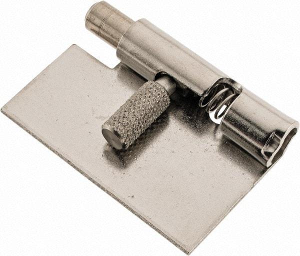 Made in USA - 1-3/4" Long x 1" Wide x 0.05" Thick, Un-Hinge - Stainless Steel - USA Tool & Supply