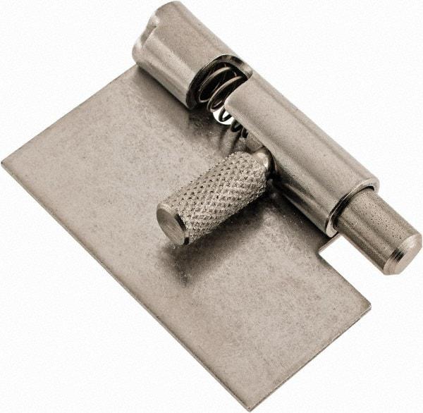 Made in USA - 1-3/4" Long x 1" Wide x 0.05" Thick, Un-Hinge - Stainless Steel - USA Tool & Supply