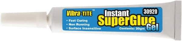 Vibra-Tite - 0.70 oz Tube Clear Instant Adhesive - USA Tool & Supply