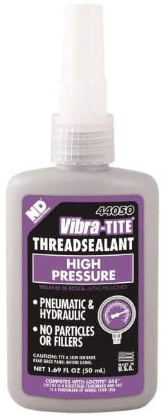 Vibra-Tite - 50 mL Bottle Purple Joint Sealant - -65 to 300°F Operating Temp, Series 440 - USA Tool & Supply