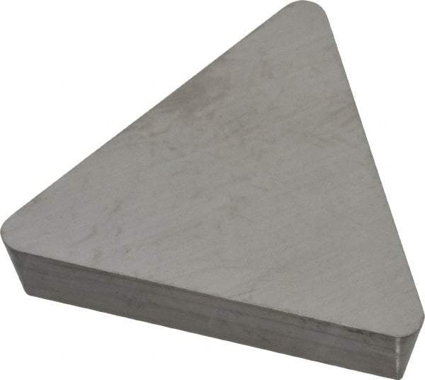 Interstate - TPG433 Grade I55 Carbide Turning Insert - 60° Triangle, 1/2" Inscr Circle, 3/16" Thick, 3/64" Corner Radius - USA Tool & Supply