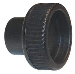 Gibraltar - M4x0.70 Knurled Shoulder Brass Thumb Screw - 14mm OAL, 20mm Head Diam x 8mm Head Height - USA Tool & Supply