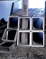 Lenox - 3 to 4 TPI, 16' Long x 1-1/4" Wide x 0.042" Thick, Welded Band Saw Blade - Bi-Metal, Toothed Edge, Raker Tooth Set, Flexible Back - USA Tool & Supply