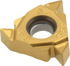 Seco - 16ER External Right Hand 14-8 Partial Profile 55° Laydown Threading Insert - Grade CP500, TiAlN/TiN Coated Carbide - USA Tool & Supply
