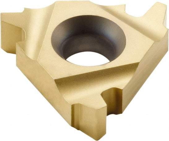 Seco - 27NR Internal Right Hand Trapez Laydown Threading Insert - Grade CP500, TiAlN/TiN Coated Carbide, 15.88mm Inscribed Circle - USA Tool & Supply