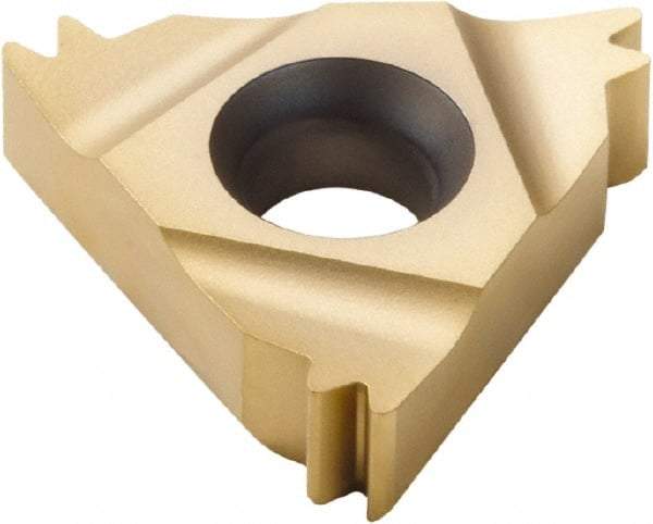 Seco - 16ER External Right Hand ISO Laydown Threading Insert - Grade CP500, TiAlN/TiN Coated Carbide, 9.53mm Inscribed Circle - USA Tool & Supply