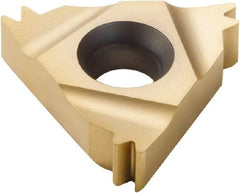 Seco - 16ER External Right Hand ISO Laydown Threading Insert - Grade CP500, TiAlN/TiN Coated Carbide, 9.53mm Inscribed Circle - USA Tool & Supply